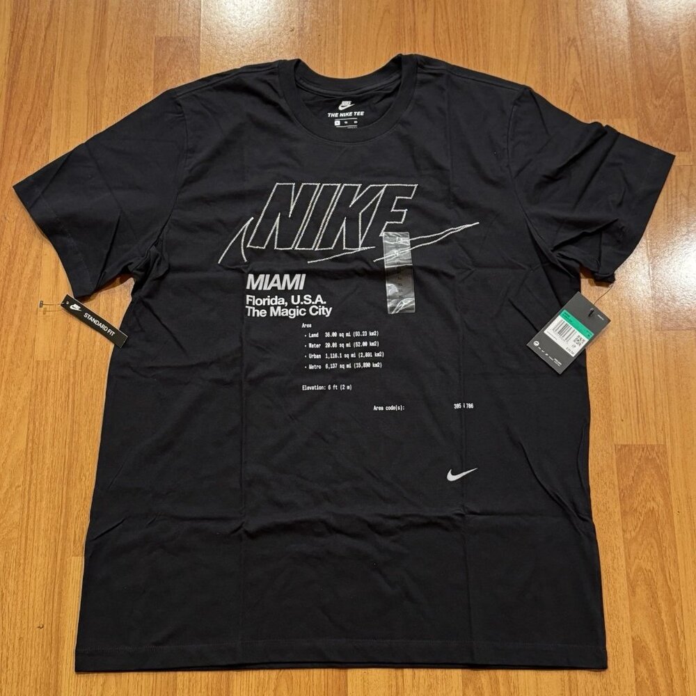 Nike Miami Magic City T-Shirt Standard Fit SZ M DJ5845-010 Brand New